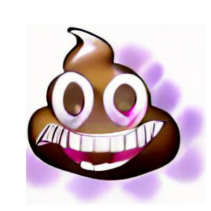 Asked DALL-E mini for "evil poo emoji"